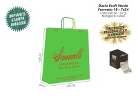 BUSTE IN CARTA KRAFT VERDE  
